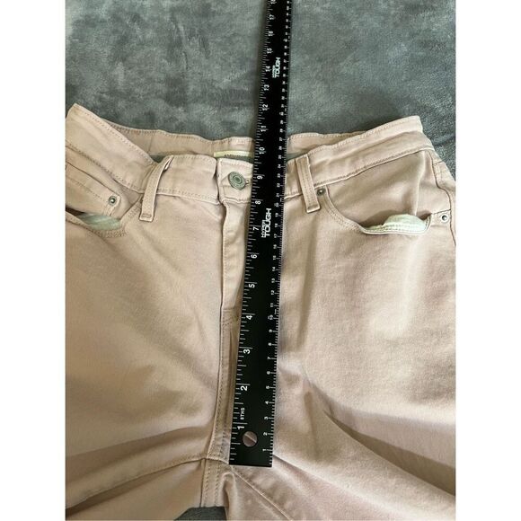 Levi's 505 Jeans Womens Size 28 Pale Pink Straight Leg Mid Rise Stretch Denim - Picture 9 of 11